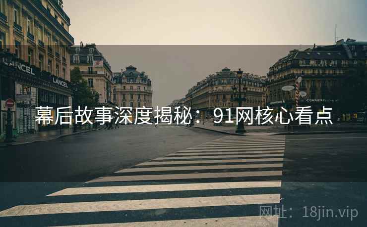 幕后故事深度揭秘：91网核心看点