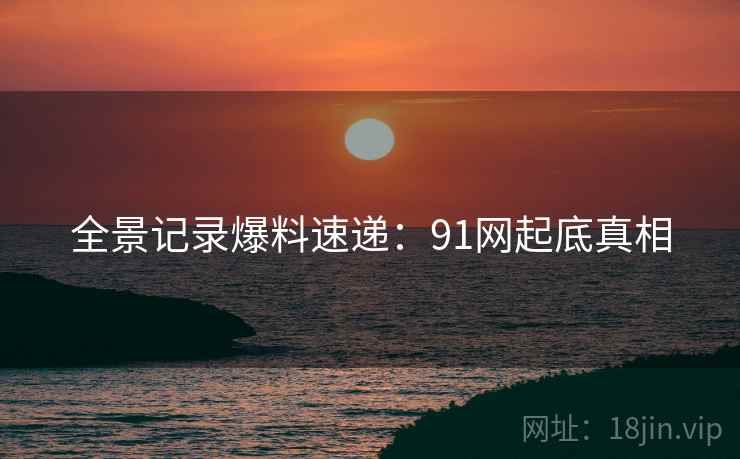 全景记录爆料速递：91网起底真相