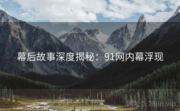 幕后故事深度揭秘：91网内幕浮现